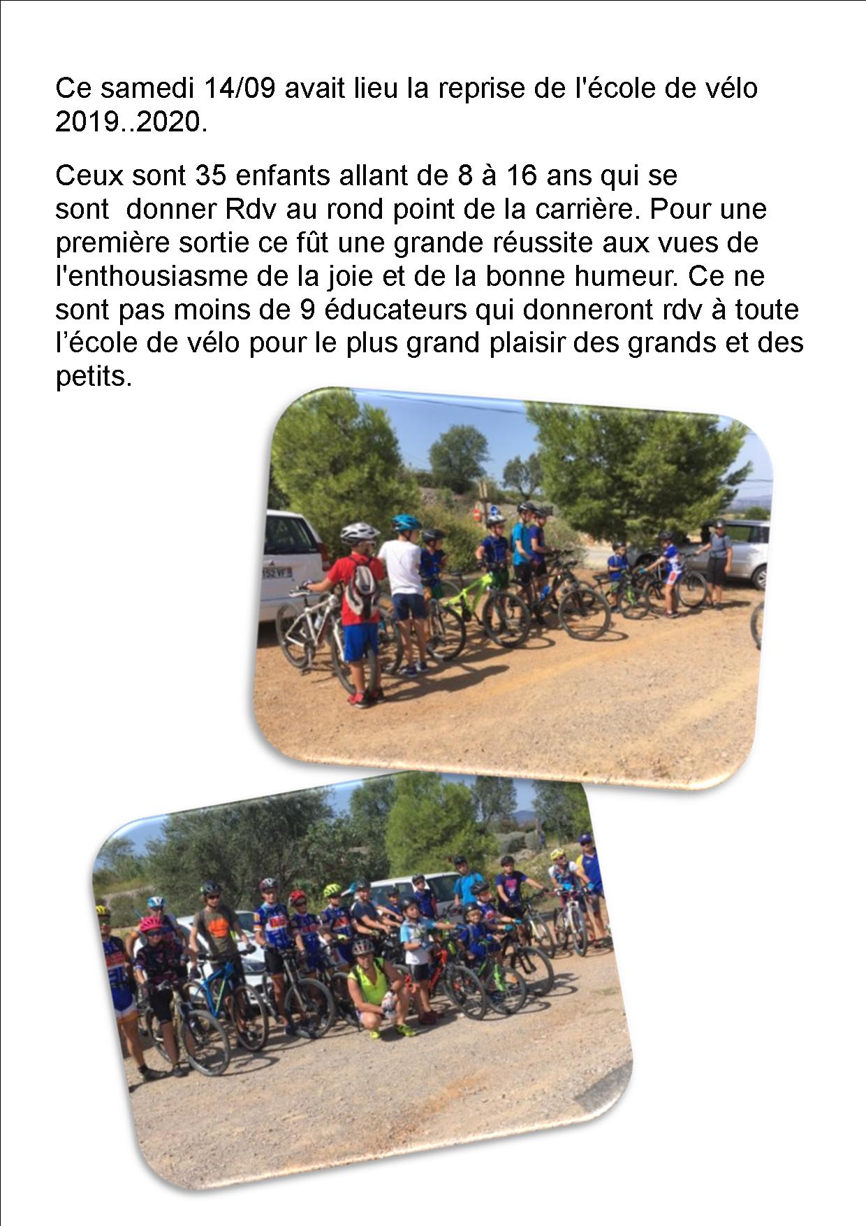 ecole velo 1920